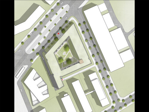 Lageplan ohne Bäume